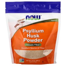 Now Foods Psyllium Husk Powder 24 oz 680 g Egg-Free, Gluten-Free, Milk-Free,
