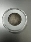 1855 Seated Liberty Quarter Dollar Silver Coin With Arrow Beautiful Shape