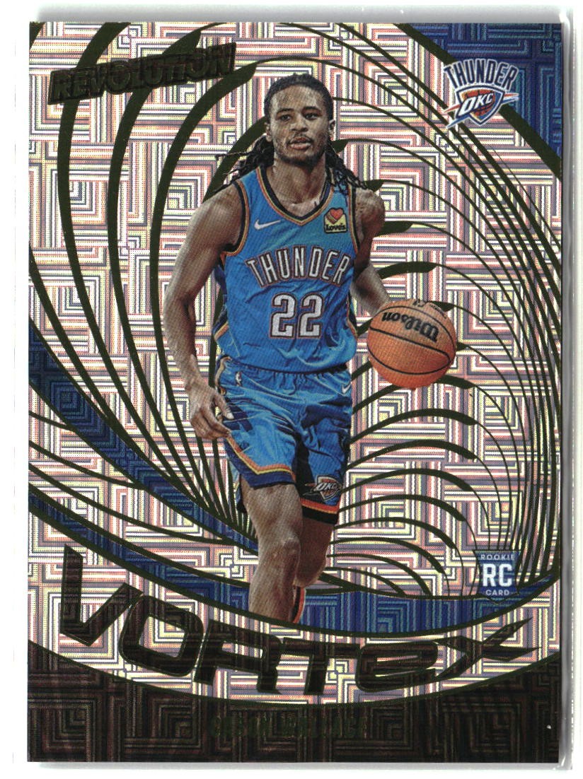 Cason Wallace 2023-24 Panini Revolution Vortex Levels #17