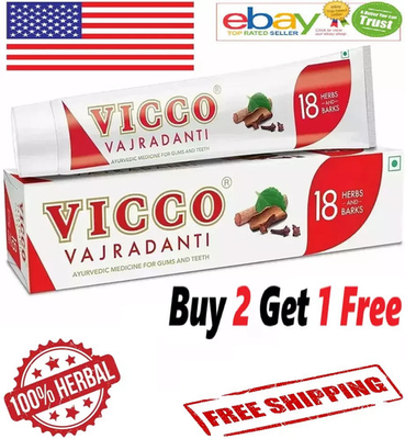 #ad VICCO VAJRADANTI Toothpaste 200g With Long Expiry amp; Free Shipping $13.29