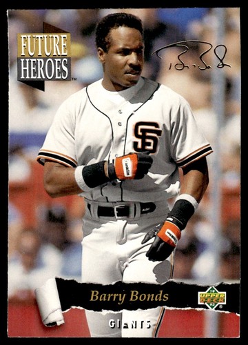 Barry bonds #56 1993 Upper Deck Future Heroes card