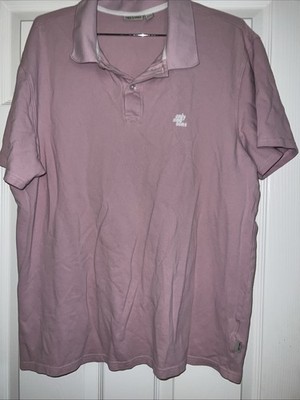 ONLY & SONS Mens Knit Polo Shirt Pink  Short Sleeve Size XL  Work Office Casual