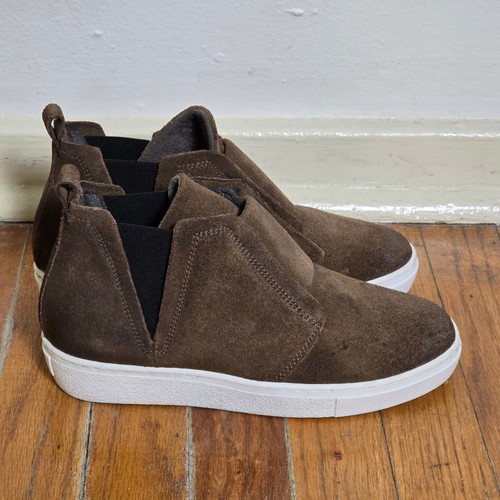 Miz Mooz Sneaker Halbschuh Damen 37 braun Wildleder High Top Pull On - Bild 10 von 10