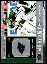 2021-22 Upper Deck Rookie Retrospective Kaapo Kahkonen Minnesota Wild #RR-10