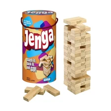 Parker Bros Boardgame Jenga (2006 Tube Ed) Box VG+/EX