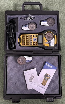 Brady BMP21 PLUS Tele Datacom Etikettendrucker komplettes Set einmal benutzt kostenloser Versand