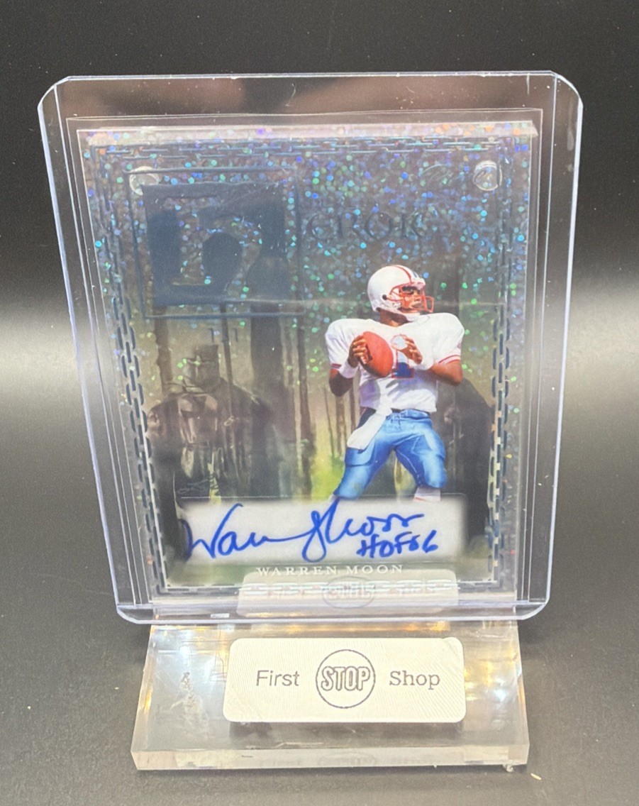 2025 LEAF PURELY HEROIC WARREN MOON AUTO SPARKLE #1/1 PHS-WM1