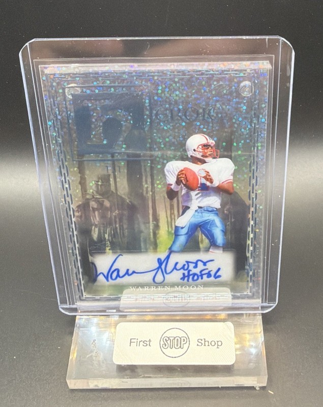 2025 LEAF PURELY HEROIC WARREN MOON AUTO SPARKLE #1/1 PHS-WM1