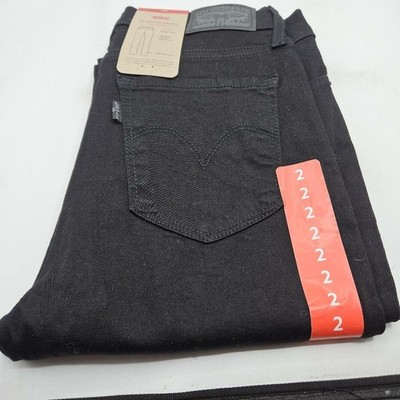 Levi's Women's 314 Shaping Straight Jeans, Soft Black, 26 Regular