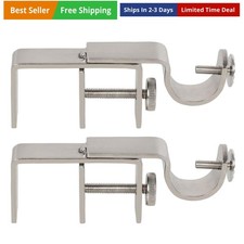 Outside Mounted Blinds Curtain Rod Bracket Only Fit for 1.3-2 inches Rectangl...