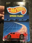 Vintage Hotwheels Ultra Hots Red Sol-Aire CX4 - Punched Speed Fleet Card