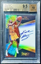 2016-17 Panini Select KOBE BRYANT #4/25 Tie-Dye Prizm Auto BGS 9.5/10 True Gem