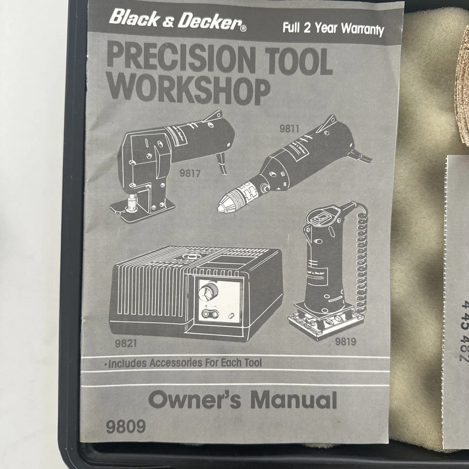 Black & Decker Precision Tool 4 Pc. Workshop Tool Set VS Germany Rare NOS - Image 2 of 4