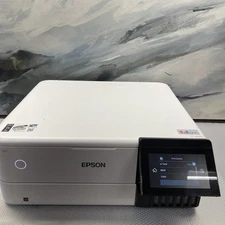 Epson EcoTank Photo ET-8500 All-in-One Printer White Used