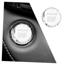 Bling Push Start Button Cover,Crystal Rhinestone Engine Start Button Cover for