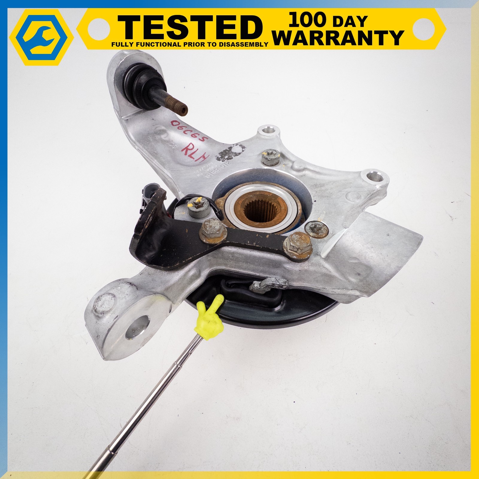 05-13 CHEVROLET CORVETTE C6 XLR REAR LEFT DRIVER SIDE SPINDLE KNUCKLE HUB OEM
