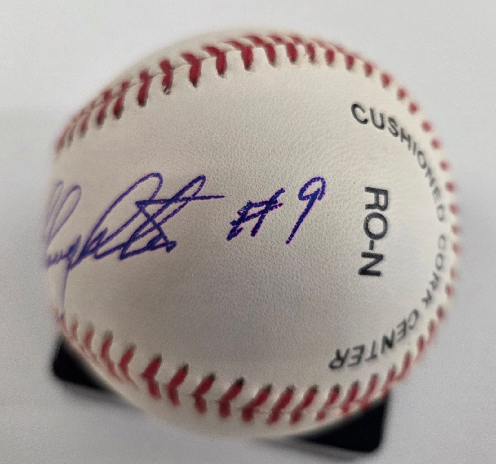 Enos Slaughter Cardinals Autograph ONL Baseball Auto PSA (Clean) view 2