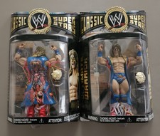 WWE CLASSIC SUPERSTARS SERIES 12 ULTIMATE WARRIOR LOT OF 2, REG AND VARIANT FIG