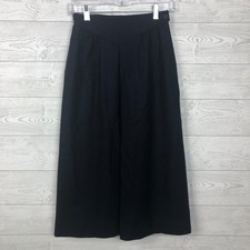 VTG Young Pendleton Junior Misses Size 5/6 100 Virgin Wool Navy Blue Long Skirt