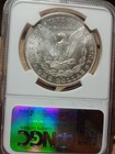 1904-O MORGAN SILVER DOLLAR - NGC CERTIFIED BU Signature Series 90% SILVER $1  — photo 2