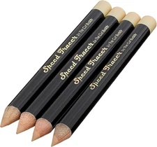Beige Speed Tracer Barber Pencil 4-Pack with Sharpener, Outline Beard & Hairline