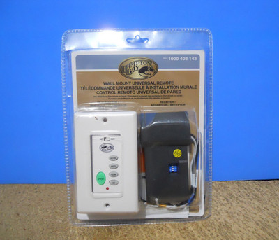 Hampton Bay Universal Ceiling Fan & Light Remote Control Kit Wall Mount