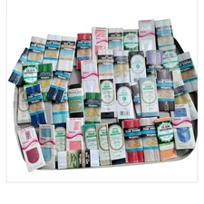 Lot Of 43 VTG Sewing Notions Seam Tape Binding Tape Haberdashery Crafts NOS