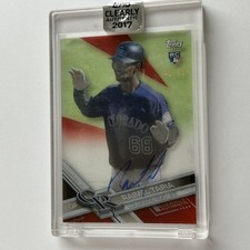 Raimel Tapia 2017 Topps Clearly Authentic Red Autograph Auto Card /50 #CAAU-RT