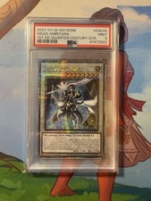 Yu-gi-oh! TCG Visas Amritara (Quarter Century Secret Rare) DUNE-EN039 PSA 9