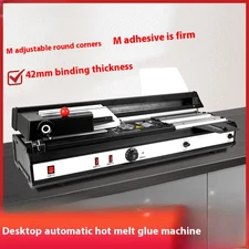 YJ-J420 Automatic Hot Melt Gluing Machine Contract File Electric Gluing Machine