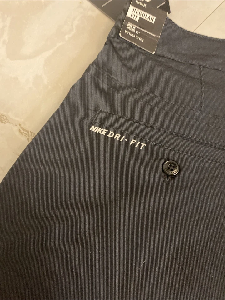 Boys Size 16 Hurley Nwt Lightweight Dress Shorts Black - Image 4 of 4