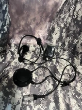 Thales Racal Commercial Lightweight MBITR Radio Headset 1600551-2 Under Helmet