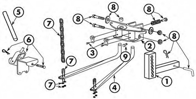 #ad HUSKY TOWING 31516 Head Assy Bolt up $83.17