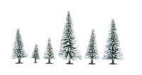 Noch - 25 Schnee-Tannen, 5 Bis 14 Cm - - NOC26828