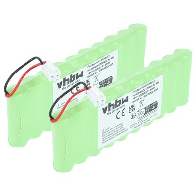 2x Akku für Roto 2412-3011 ZEL 12V GP210AAHCB10BMX GPRHC212B206 1800mAh 12V