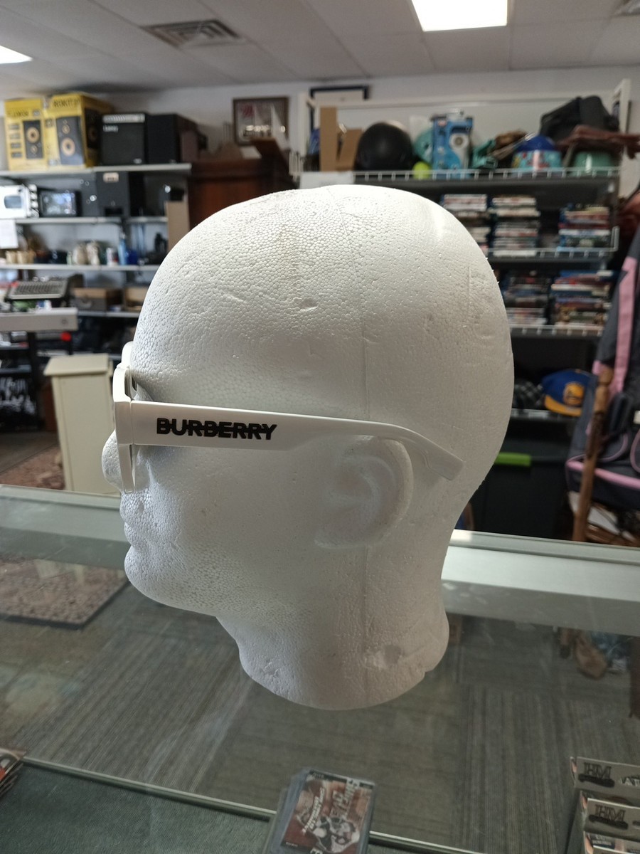 BURBERRY B4358 White Frame Sunglasses | eBay