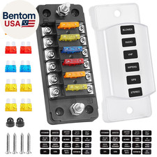 6 Way Fuse Block Blade Fuse Box With Negative Bus 6 Circuit Fuse Holder Fuse Bl 6 Way Fuse Block Blade Fuse Box With Negative Bus 6 Circuit Fuse Holder Fuse Bl