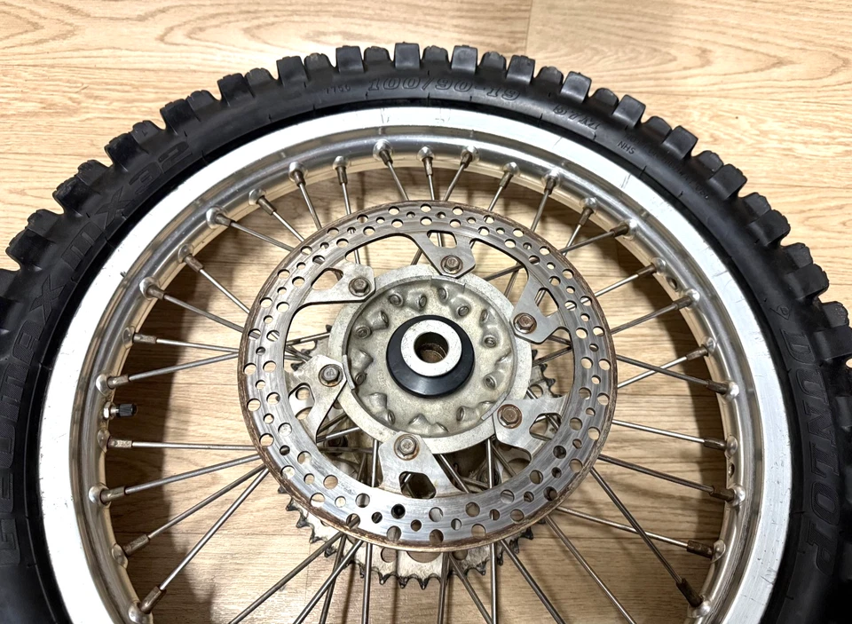 1998-1999 Honda CR125R OEM DID 19x1,85 ступица обода заднего колеса **красивая ** - Изображение 4 из 4