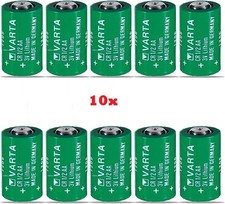 10 Pack CR1/2AA VARTA 3V Series Lithium 950mAh 1/2 AA Lithium Battery