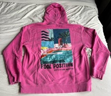 Sudadera con capucha rosa envejecida Scotch & Soda Pool Position para hombre XL-