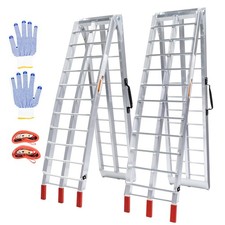 Aluminum Folding Ramps 1800 lbs Capacity 90 L x 12 W 2 Pcs ATV UTV Motorcycles