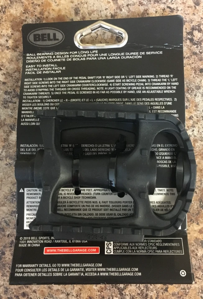 Juego de pedales universales para bicicleta Bell Sports 7122144 Kicks 350 Foto 2 de 3