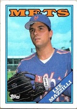 Lee Mazzilli New York Mets 308 Topps 1988 Baseball Card