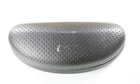 Nike Black Metal Snap Closure Sunglasses Eyeglass Case w/ Silver Swoosh