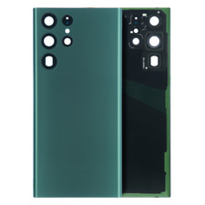 Back Cover Glass With Camera Lens Samsung Galaxy S22 Ultra Service Pack Green