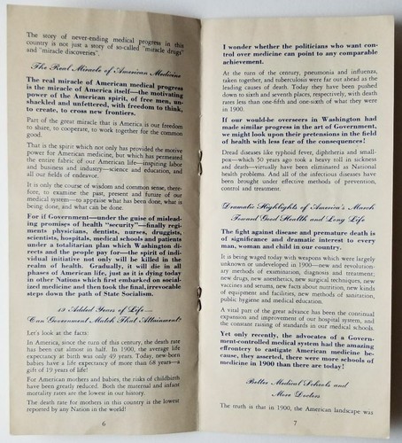 Progreso médico versus medicina política ceremonia AMA 27 de junio de 1950 - Imagen 4 de 7