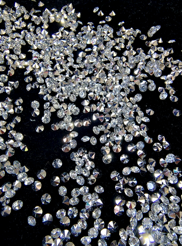 500 Stück Schwarz Diamant Silber Perlen Kristall Lose Perlen Diamantschliff Perlen - Bild 2 von 4