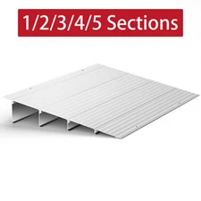 1"/2"/3"/4"/5" Rise Threshold Ramps Aluminum Adjustable Ramps 800LB for Doorways