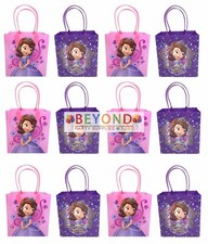 Disney Sofia the First Princess Party Favor Supplies Goody Loot Gift Bags 12ct 