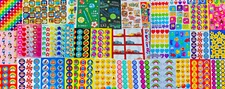 399+ Stickers Scratch AND Sniff THEMED, GLOSSY PUFFY GLITTER COLLECTION LOT MIX